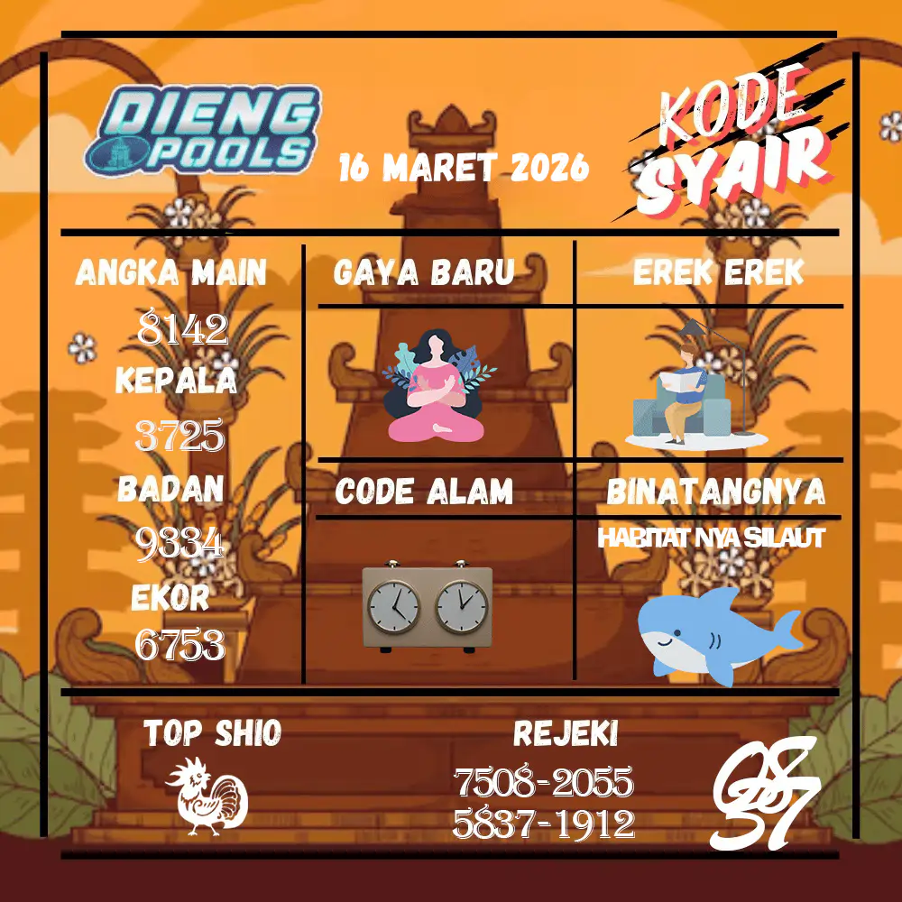 Kode Syair Dieng Pools Maret Pools