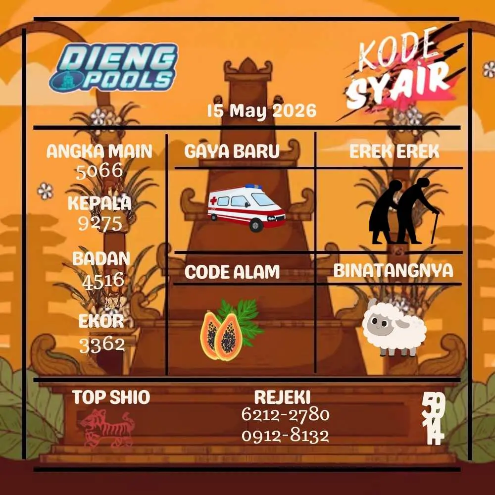 Kode Syair Dieng Pools Mei 2026