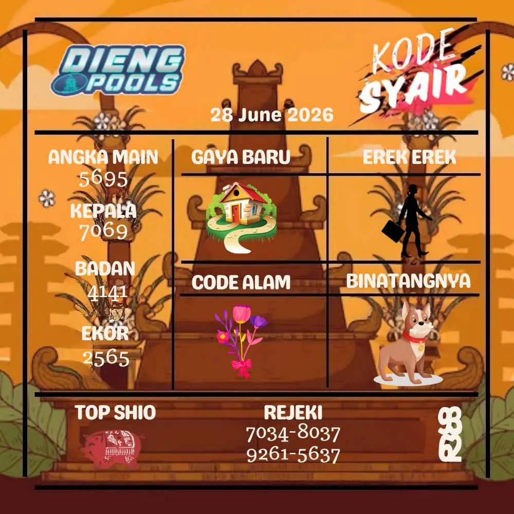 Kode Syair Dieng Pools Juni 2026
